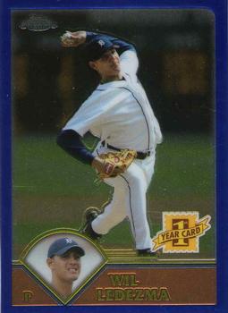 2003 Topps Traded & Rookies - Chrome #T221 Wil Ledezma Front