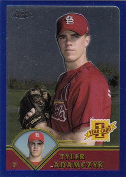 2003 Topps Traded & Rookies - Chrome #T231 Tyler Adamczyk Front
