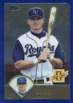 2003 Topps Traded & Rookies - Chrome #T263 Chris Fallon Front