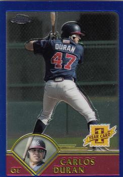 2003 Topps Traded & Rookies - Chrome #T268 Carlos Duran Front