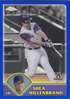 2003 Topps Traded & Rookies - Chrome Refractors #T84 Shea Hillenbrand Front