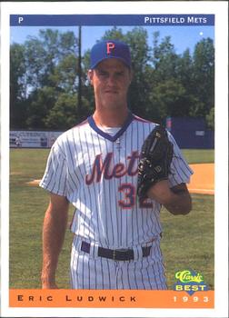 1993 Classic Best Pittsfield Mets #1 Eric Ludwick Front