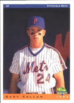 1993 Classic Best Pittsfield Mets #4 Gary Collum Front