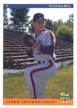 1993 Classic Best Pittsfield Mets #11 Jason Isringhausen Front