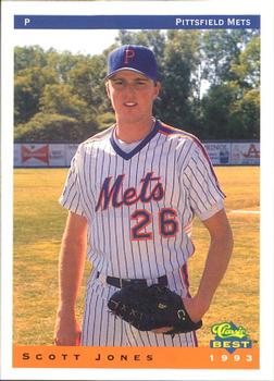 1993 Classic Best Pittsfield Mets #12 Scott Jones Front