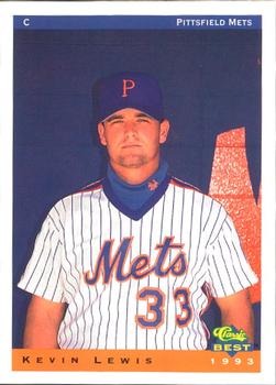 1993 Classic Best Pittsfield Mets #13 Kevin Lewis Front