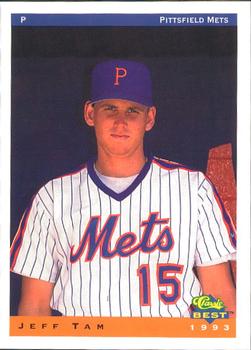 1993 Classic Best Pittsfield Mets #21 Jeff Tam Front