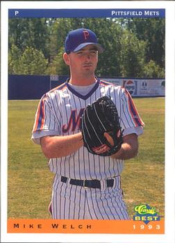 1993 Classic Best Pittsfield Mets #23 Mike Welch Front