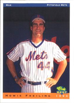1993 Classic Best Pittsfield Mets #25 Howie Freiling Front