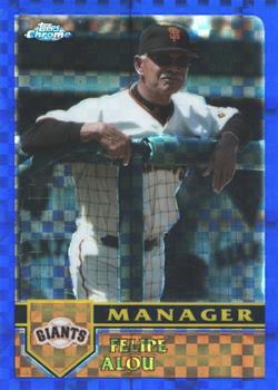 2003 Topps Traded & Rookies - Chrome Uncirculated X-Fractors #T117 Felipe Alou Front