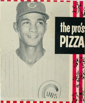 1967 Pro's Pizza Black & White #NNO Billy Williams Front