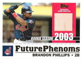 2003 Topps Traded & Rookies - Future Phenoms Relics #FP-BP Brandon Phillips Front