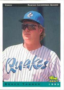 1993 Classic Best Rancho Cucamonga Quakes #28 Bruce Tanner Front