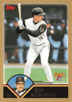 2003 Topps Traded & Rookies - Gold #T9 Jeff Reboulet Front