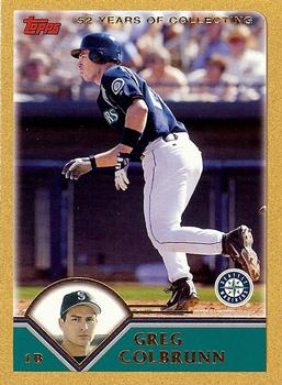 2003 Topps Traded & Rookies - Gold #T77 Greg Colbrunn Front