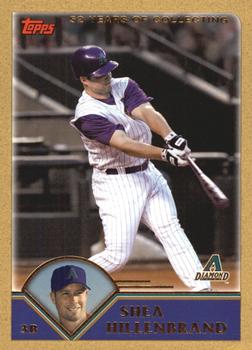 2003 Topps Traded & Rookies - Gold #T84 Shea Hillenbrand Front