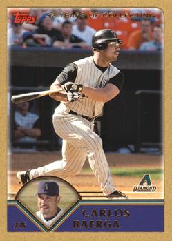 2003 Topps Traded & Rookies - Gold #T96 Carlos Baerga Front