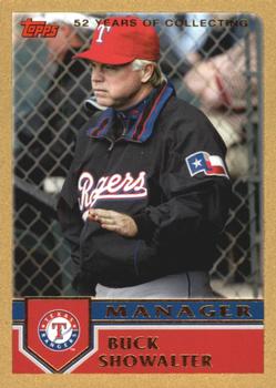 2003 Topps Traded & Rookies - Gold #T118 Buck Showalter Front