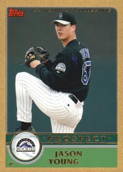 2003 Topps Traded & Rookies - Gold #T127 Jason Young Front