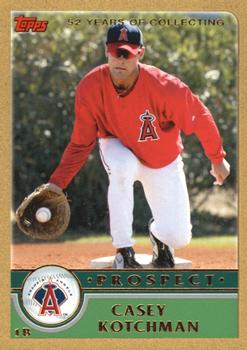 2003 Topps Traded & Rookies - Gold #T131 Casey Kotchman Front