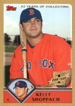 2003 Topps Traded & Rookies - Gold #T178 Kelly Shoppach Front