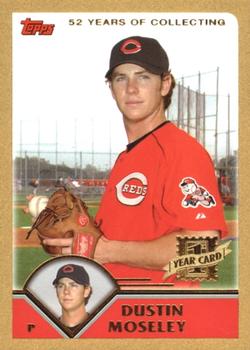 2003 Topps Traded & Rookies - Gold #T183 Dustin Moseley Front