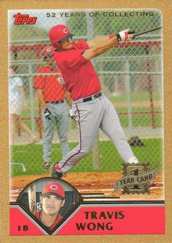 2003 Topps Traded & Rookies - Gold #T207 Travis Wong Front