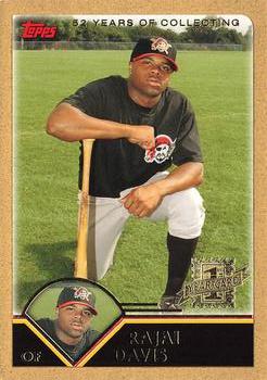 2003 Topps Traded & Rookies - Gold #T243 Rajai Davis Front