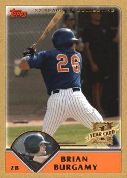 2003 Topps Traded & Rookies - Gold #T261 Brian Burgamy Front