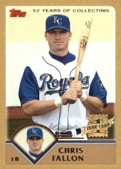 2003 Topps Traded & Rookies - Gold #T263 Chris Fallon Front