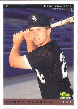 1993 Classic Best Sarasota White Sox #19 Henry Manning Front
