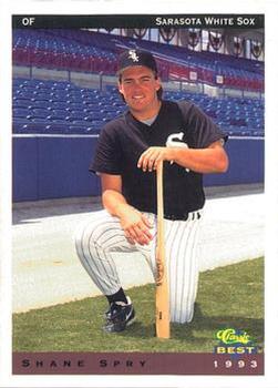 1993 Classic Best Sarasota White Sox #24 Shane Spry Front