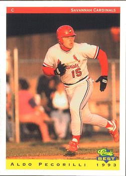 1993 Classic Best Savannah Cardinals #1 Aldo Pecorilli Front