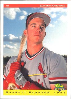 1993 Classic Best Savannah Cardinals #5 Garrett Blanton Front