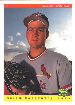 1993 Classic Best Savannah Cardinals #7 Brian Carpenter Front