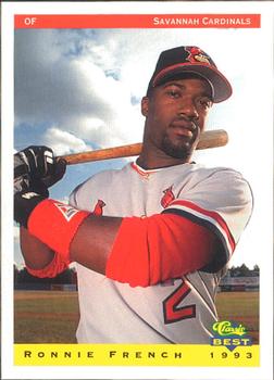 1993 Classic Best Savannah Cardinals #14 Ronnie French Front