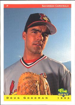 1993 Classic Best Savannah Cardinals #15 Doug Goodman Front