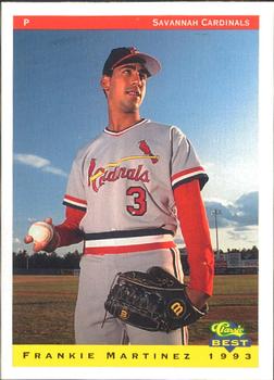 1993 Classic Best Savannah Cardinals #17 Frankie Martinez Front