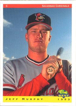 1993 Classic Best Savannah Cardinals #19 Jeff Murphy Front