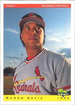 1993 Classic Best Savannah Cardinals #27 Ramon Ortiz Front