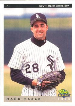 1993 Classic Best South Bend White Sox #21 Hank Tagle Front