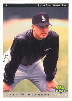 1993 Classic Best South Bend White Sox #25 Chip Winiarski Front