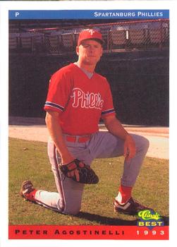 1993 Classic Best Spartanburg Phillies #2 Peter Agostinelli Front