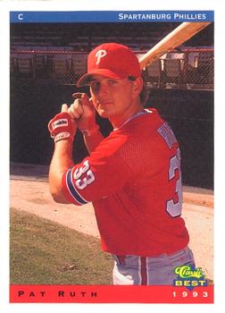 1993 Classic Best Spartanburg Phillies #23 Pat Ruth Front