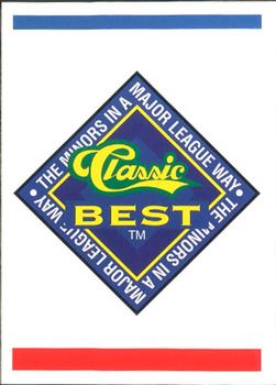 1993 Classic Best Spartanburg Phillies #29 Logo Card Front