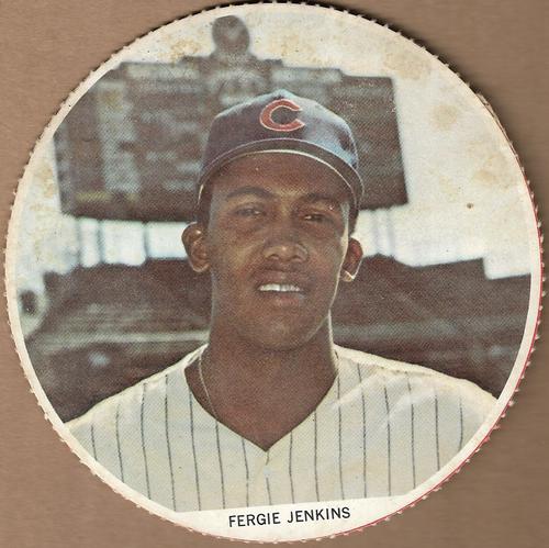 1967 Pro's Pizza Color Discs #NNO Ferguson Jenkins Front