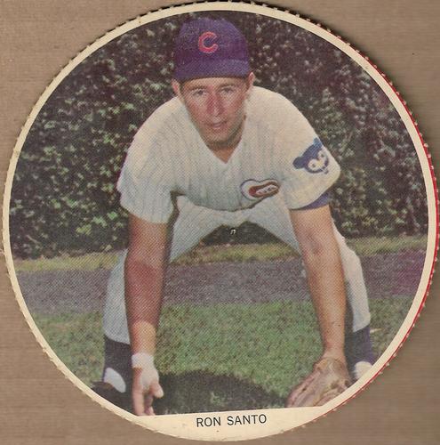 1967 Pro's Pizza Color Discs #NNO Ron Santo Front
