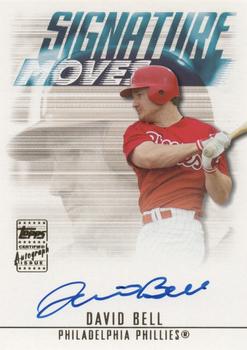 2003 Topps Traded & Rookies - Signature Moves Autographs #SMA-DB David Bell Front