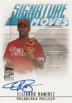 2003 Topps Traded & Rookies - Signature Moves Autographs #SMA-ER Elizardo Ramirez Front