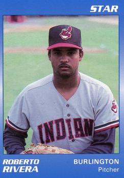 1989 Star Burlington Indians - Platinum #22 Roberto Rivera Front